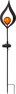 Melilla - Solcellsbelysning, H70 cm - Svart