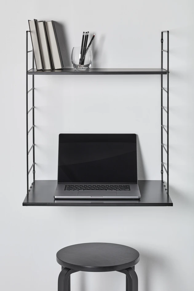 Wera - Vägghyllplan, 60x45x3 cm - Svart