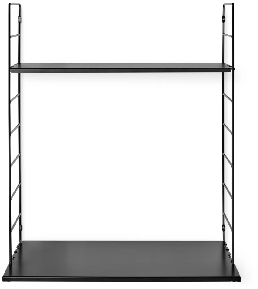 Wera - Vägghyllplan, 60x45x3 cm - Svart