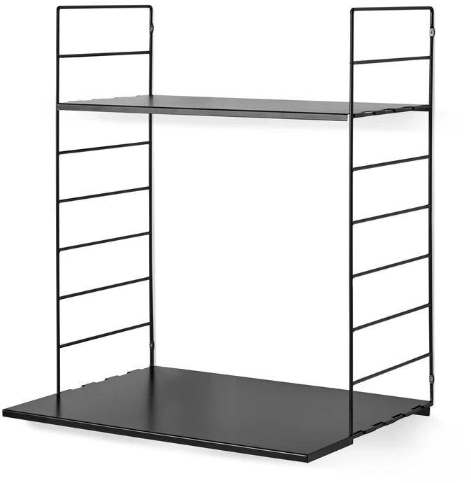 Wera, Vägghylla byggbar med skrivbordsdel, 60x45x69 cm