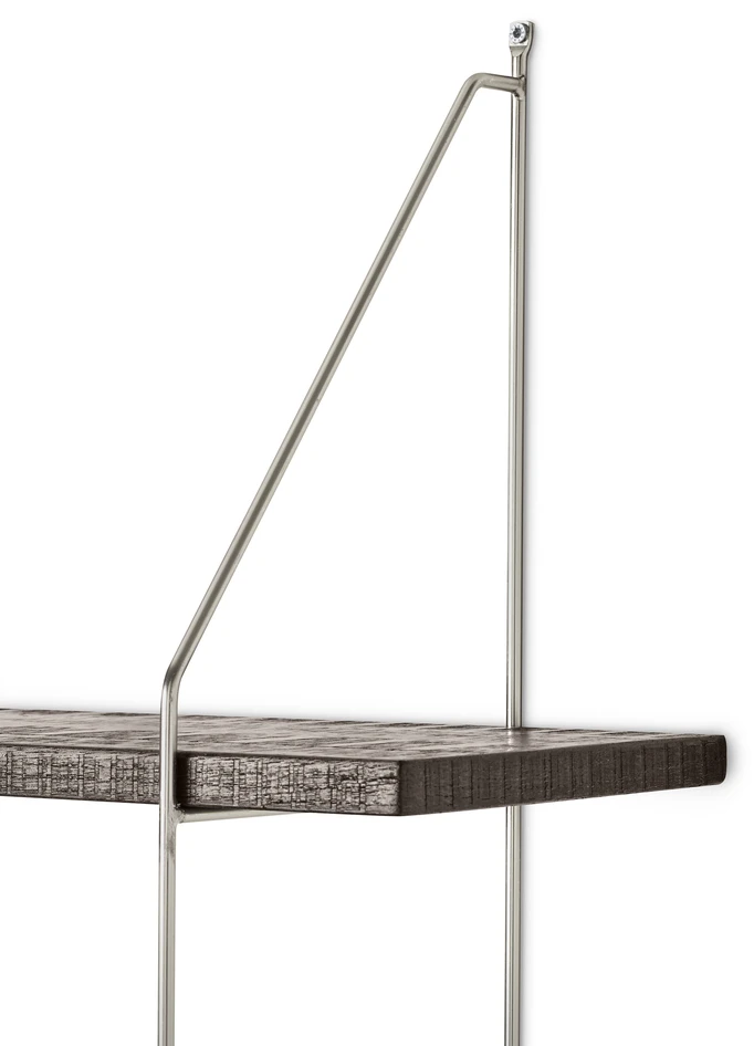 Axel rustik - Vägghylla, B 120 cm - Brun