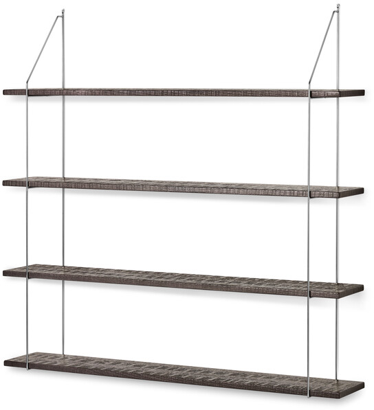 Axel rustik - Vägghylla, B 120 cm - Brun