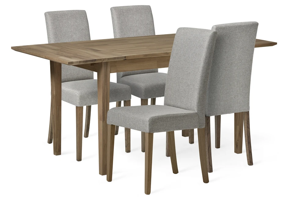 Ekerö - Matgrupp med 4 stolar Ekenäs - Brun