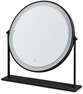 Linn - Bordsspegel med LED-belysning, H 35 Ø 35 cm - Svart