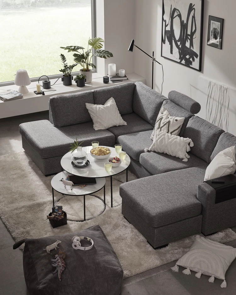 Nevada - 3-sits soffa med divan vänster och schäslong höger - inspiration