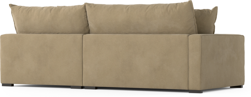 Rossi - 2-sits soffa med divan höger - Beige