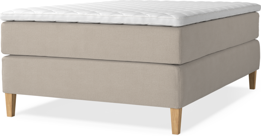 Delux Exclusive - Kontinentalsäng, enkelsäng 140 cm med bäddmadrass