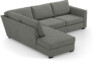 Friday - 2,5-sits soffa med divan vänster - Grå