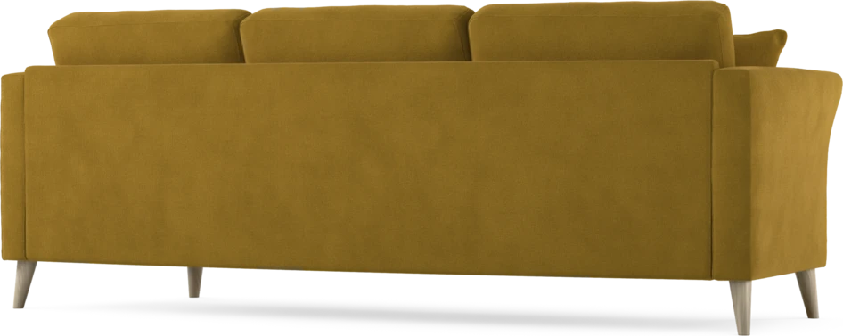 Eden - 3-sits soffa svängd - Gul