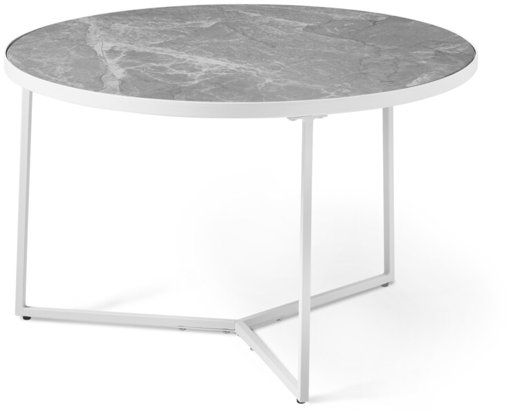 Encore - Utesoffbord, Ø 80 cm - Vit