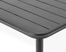 Vivo - Utegrupp med bord 150x90 cm och 4 karmstolar - Svart