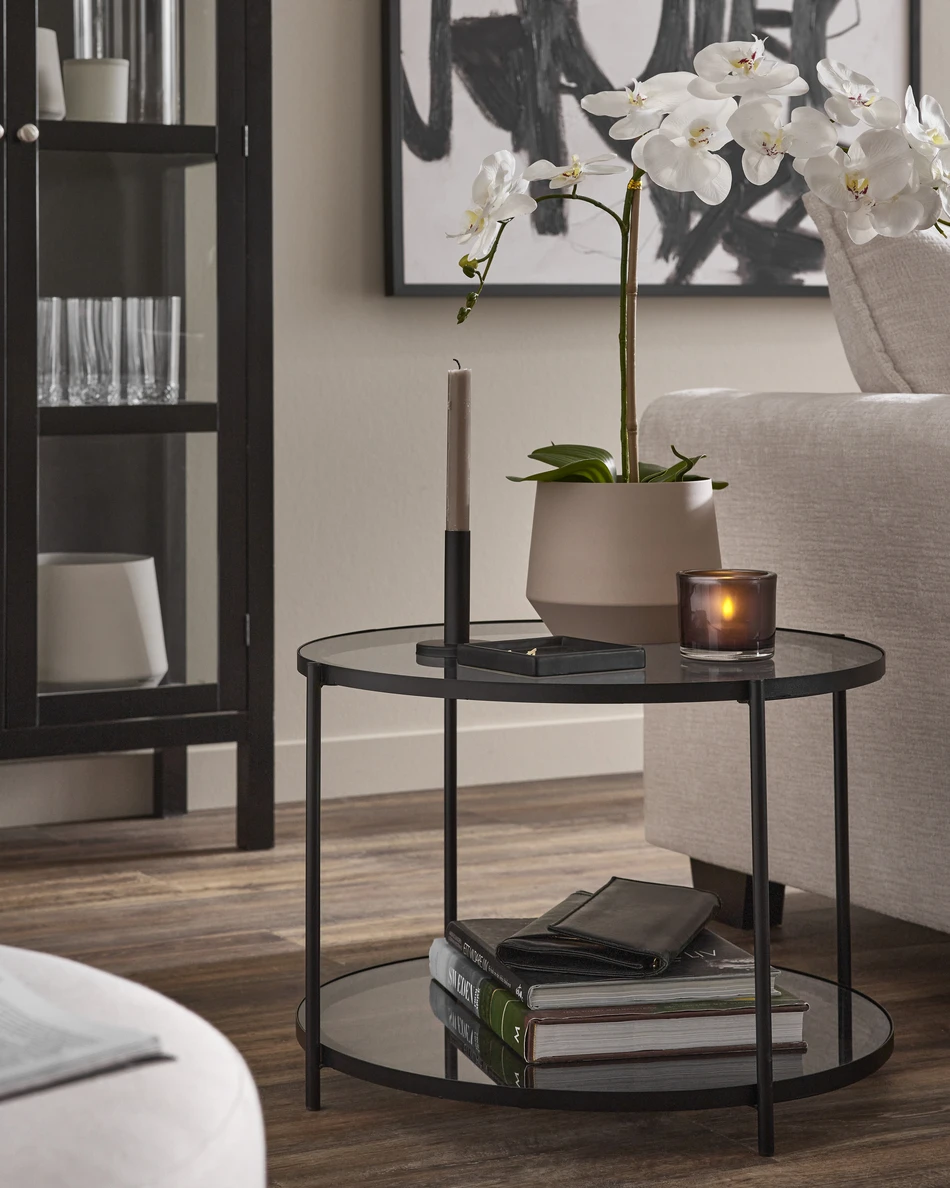 Orgide Orkidé Konstväxt i kruka, H 55 Ø 28 cm | Mio