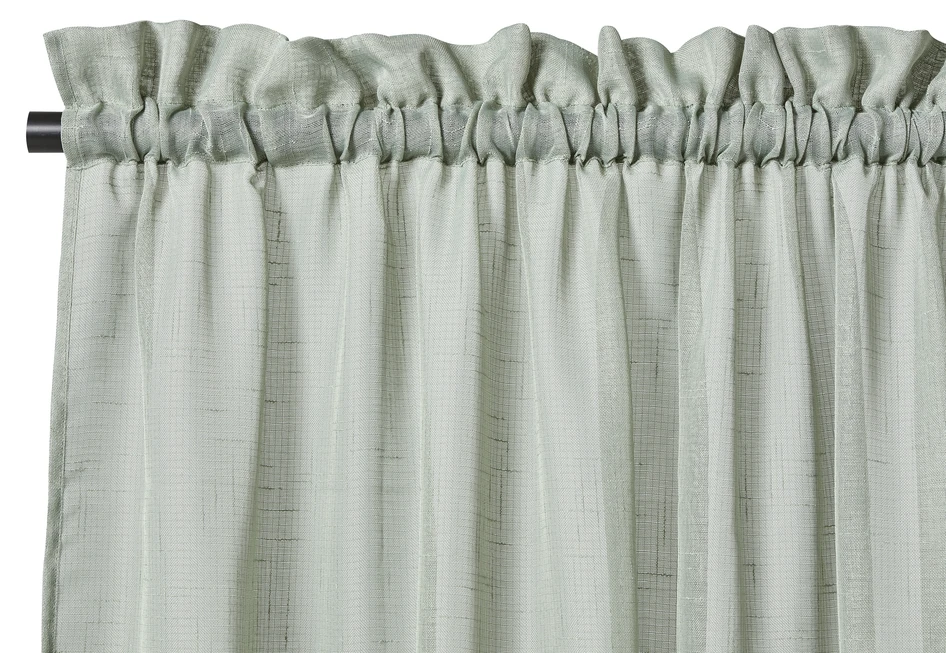 Cecilia - Gardin, 2-pack,135x250 - Grön