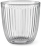 Stripe - Glas, H 8,3 Ø 8,3 cm, 29 cl, 4-pack - Vit