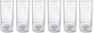 America '20s - Longdrinkglas, H 16 Ø 7,5 cm, 49 cl, 6-pack - Vit