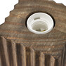 Box - Bordslampfot, B10 H10 cm - Brun