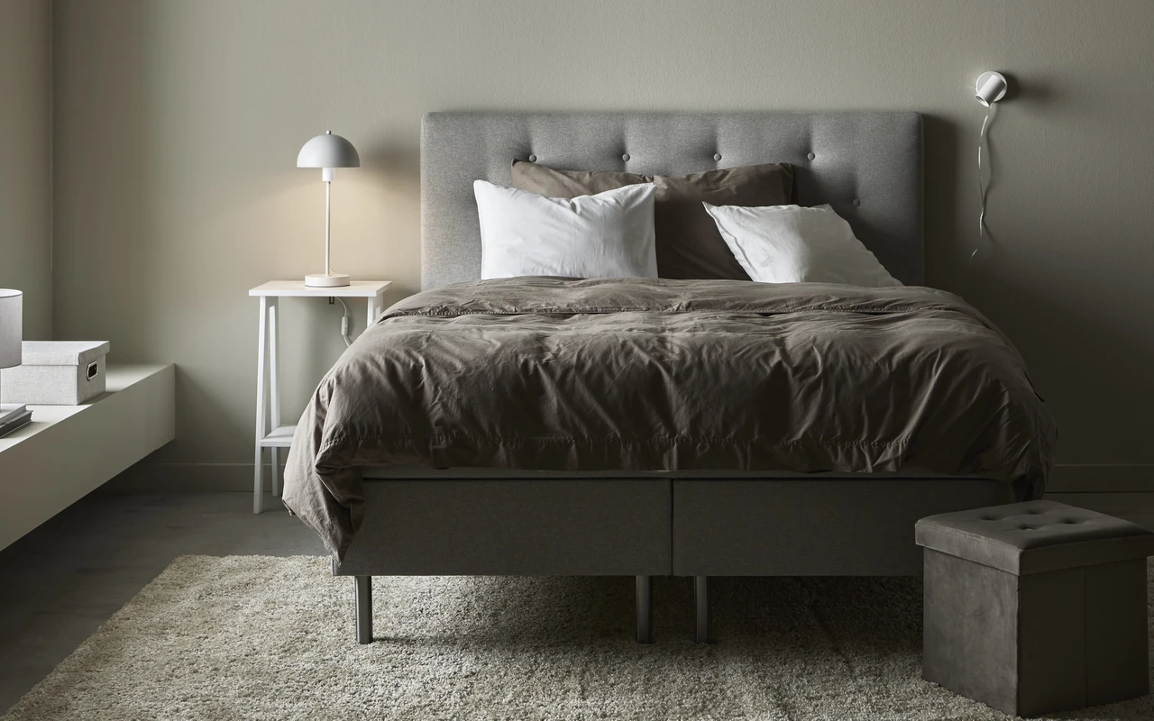 Milano - Kontinentalsäng, enkelsäng med bäddmadrass - inspiration