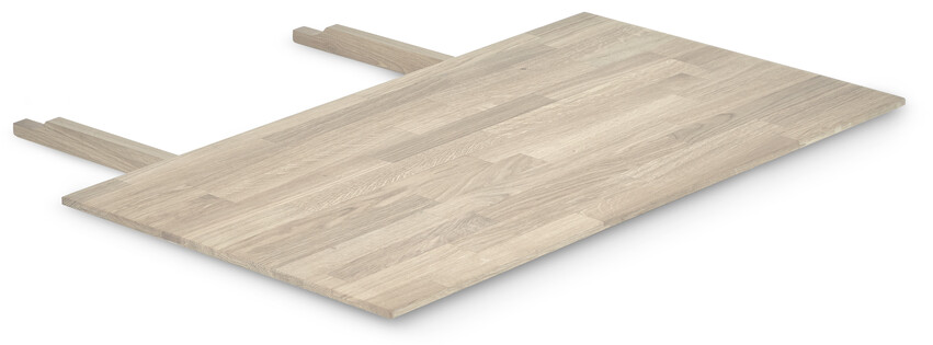 Ekerö - Tilläggsskiva, L 50 cm B 90 cm - Vit