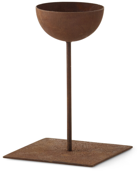 Oxido - Ljushållare, H 16 cm - Brun