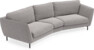 Madison - 3-sits soffa svängd, 90 cm - Grå