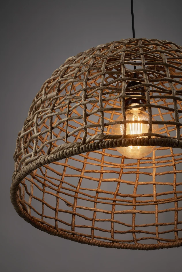 Cebu - Lampskärm, Ø46 H33 cm - Brun