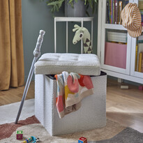 Marja - Sittpall, B 38 cm, bouclétyg - inspiration