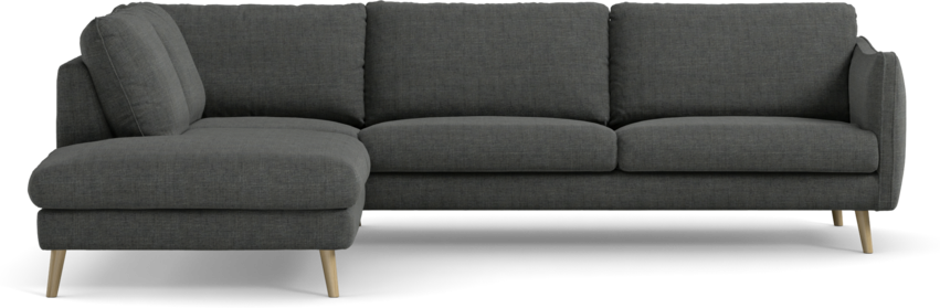 Madison - 3-sits soffa med divan vänster - Grå