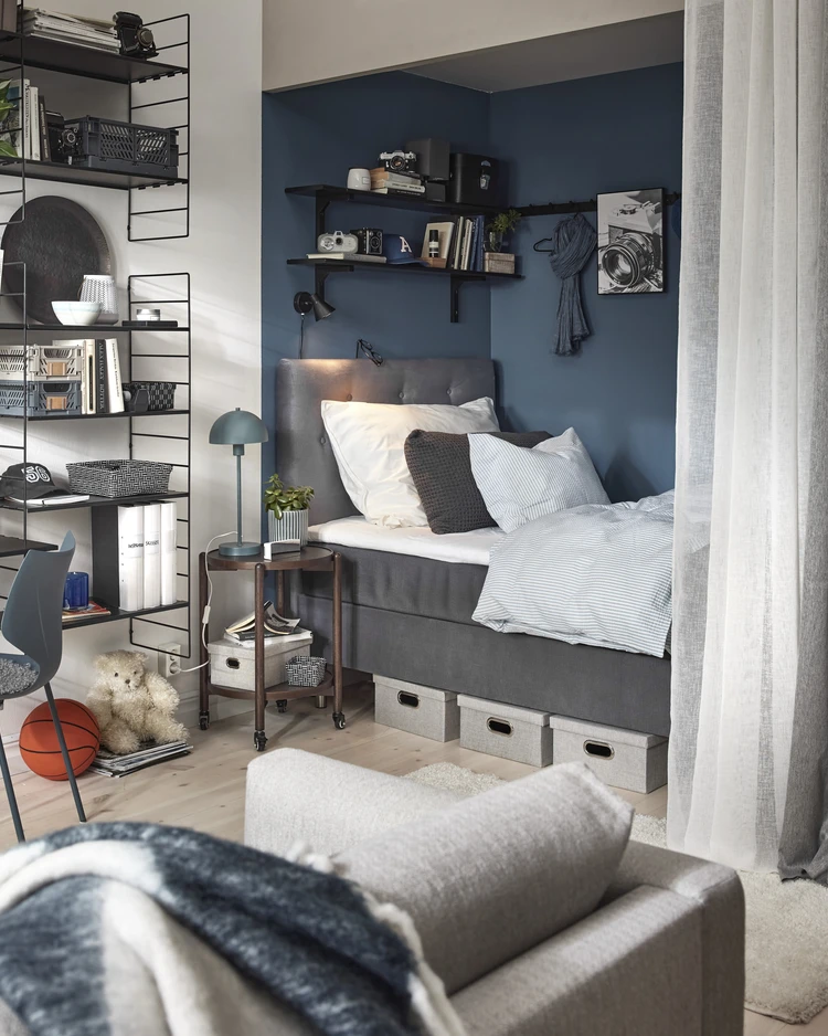 Milano - Kontinentalsäng, enkelsäng med bäddmadrass - inspiration