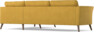 Bridge - 3-sits soffa med divan höger - Gul