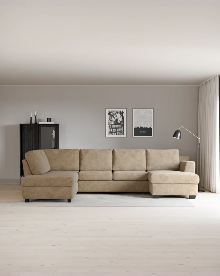 Friday - 3-sits soffa med divan vänster och schäslong höger - inspiration