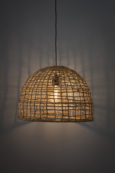 Cebu - Lampskärm, Ø46 H33 cm - Brun