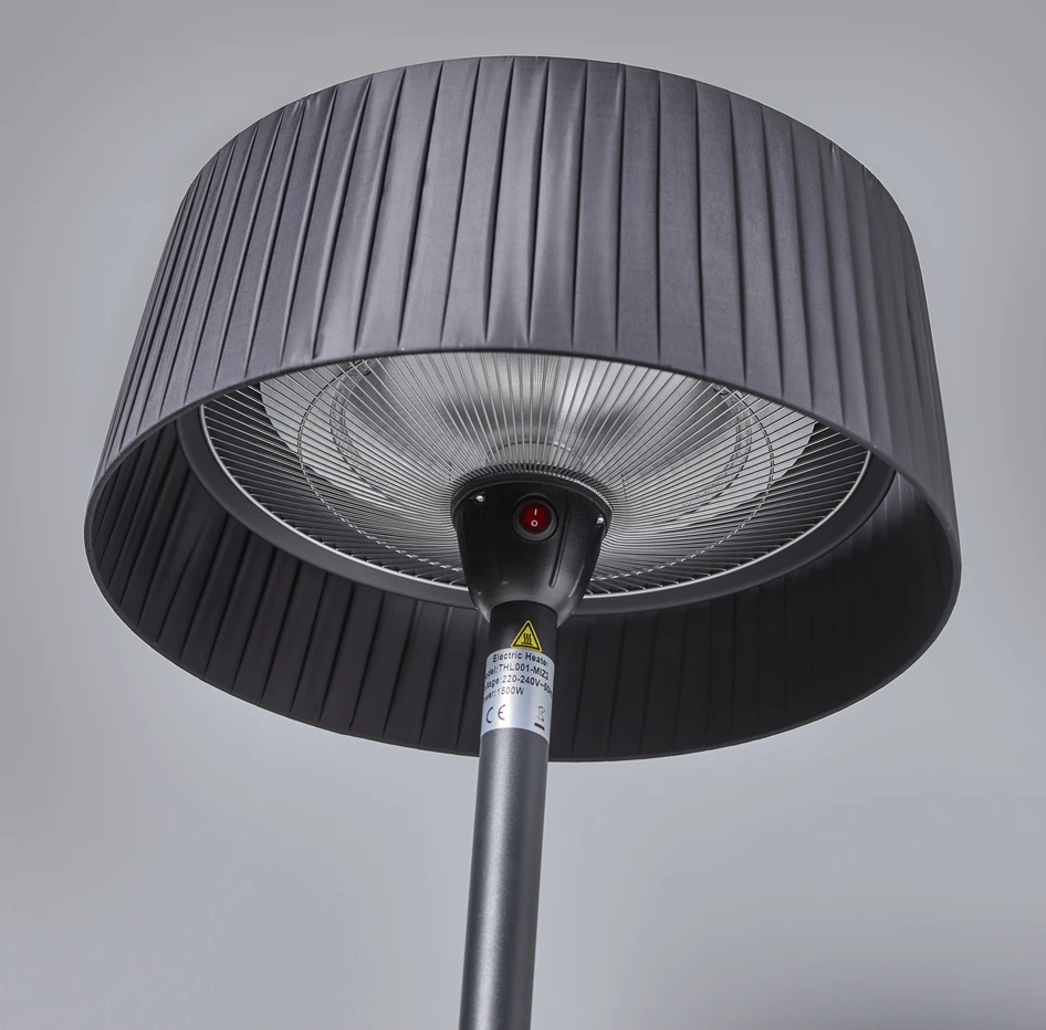 Heat - Terrassvärmare, H 205 cm - Svart