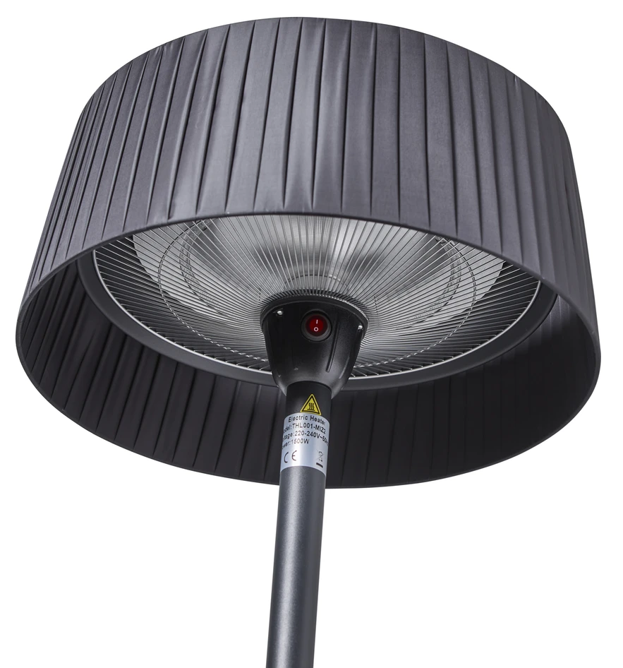 Heat - Terrassvärmare, H 205 cm - Svart
