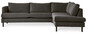 Maison - 2,5-sits soffa med divan höger - Grå