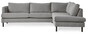 Maison - 2,5-sits soffa med divan höger - Grå