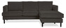 Maison - 3-sits soffa med schäslong höger - Brun