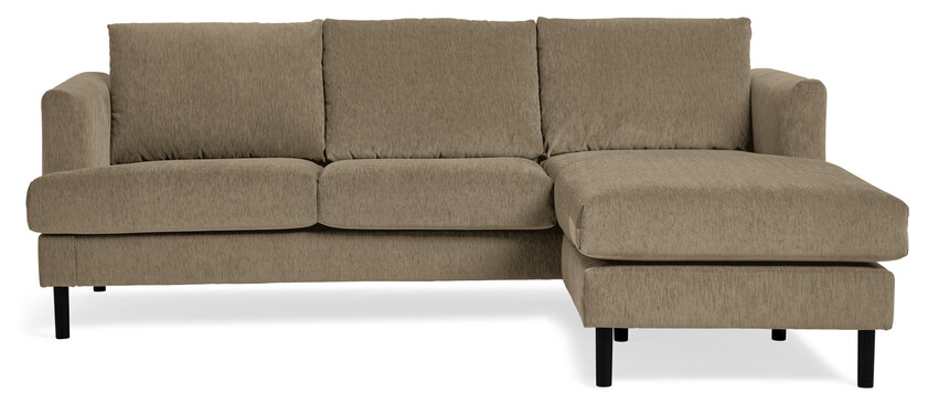 Maison - 3-sits soffa med schäslong höger - Beige