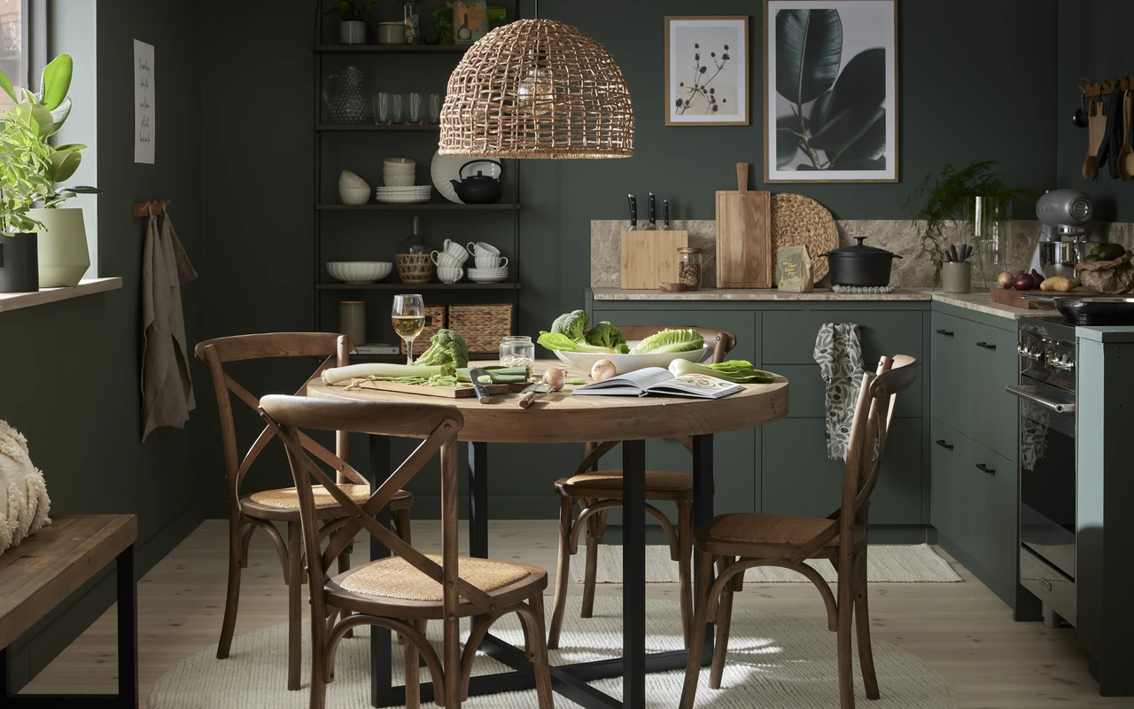 Woodenforge - Bänk till matbord,155x35x48 cm - inspiration