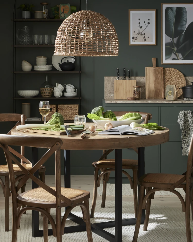 Woodenforge - Matgrupp med 4 stolar Santos - inspiration