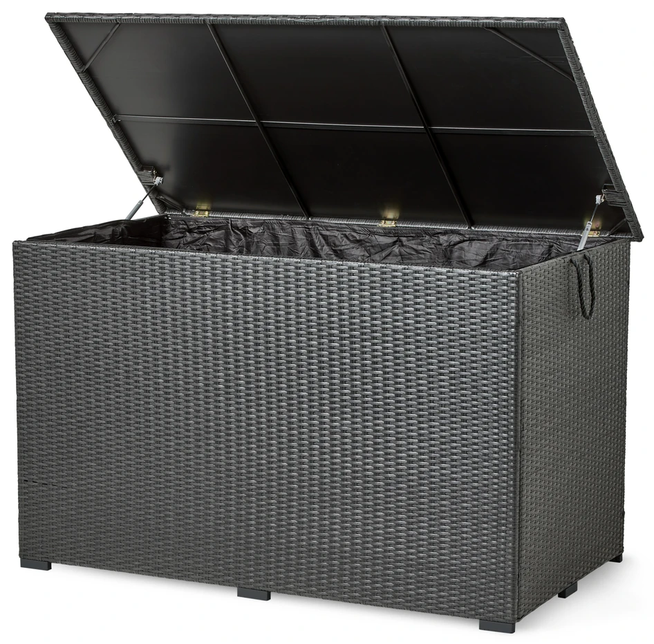 Box - Dynbox, B 154,5 cm - Svart