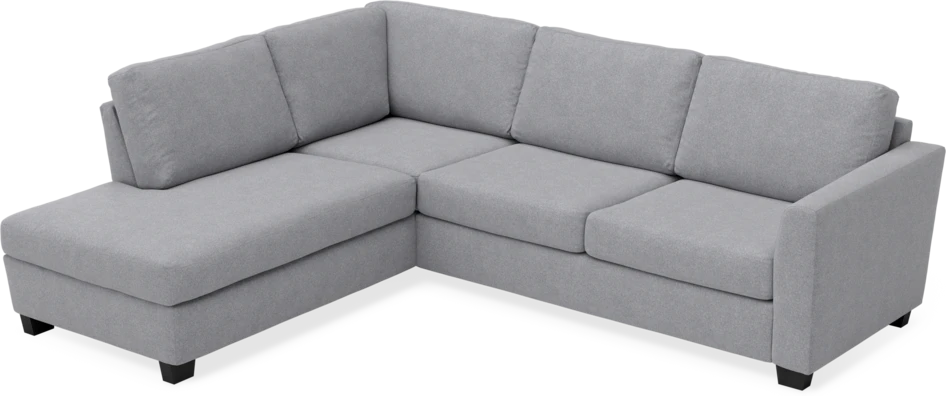 Friday - 2,5-sits soffa med divan vänster - Grå