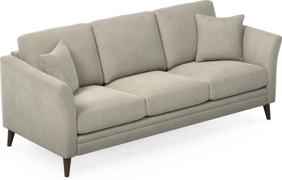 Eden - 3-sits soffa - Brun