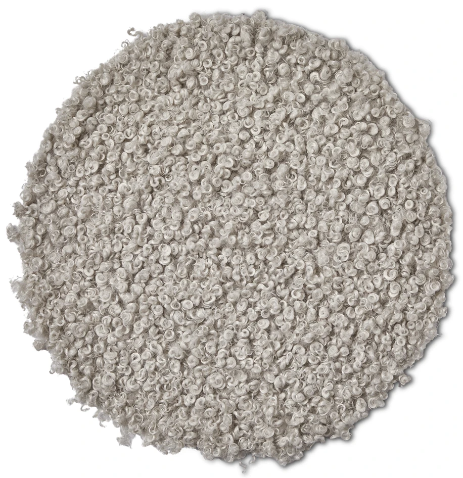 Doris - Stolsdyna, Ø 34 cm - Beige