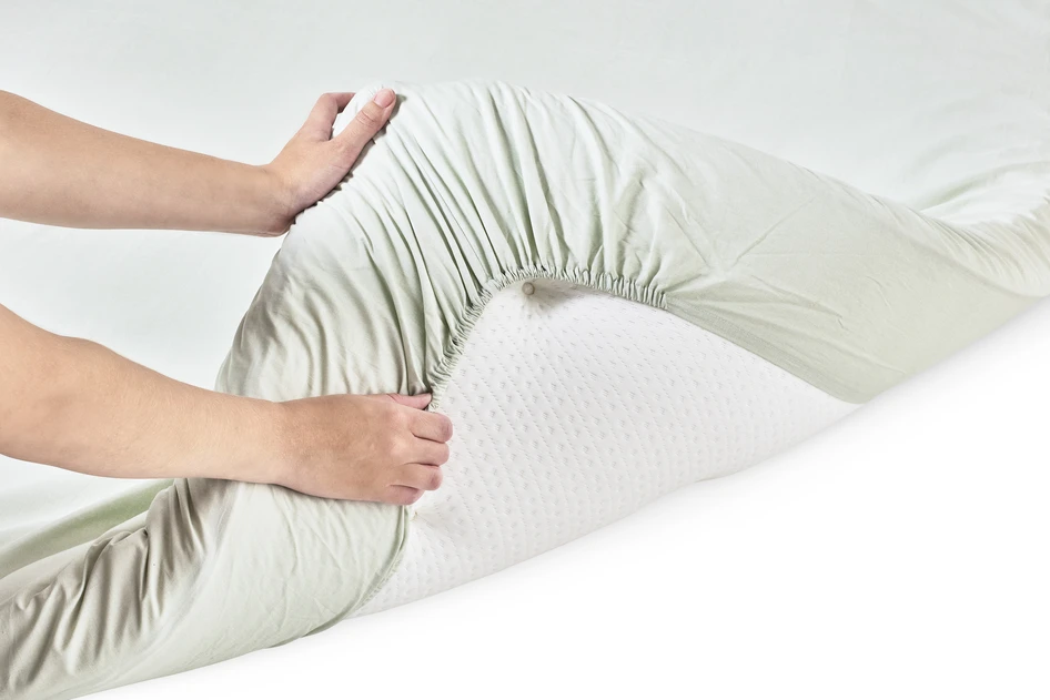 Siena - Dra-på-lakan, 180x200 cm - Grön