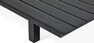 Monza - Utebord, L 220-319 cm - Svart