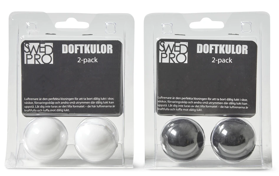 Sentir - Doftkulor, Ø 3,5 cm, 2-pack - Svart