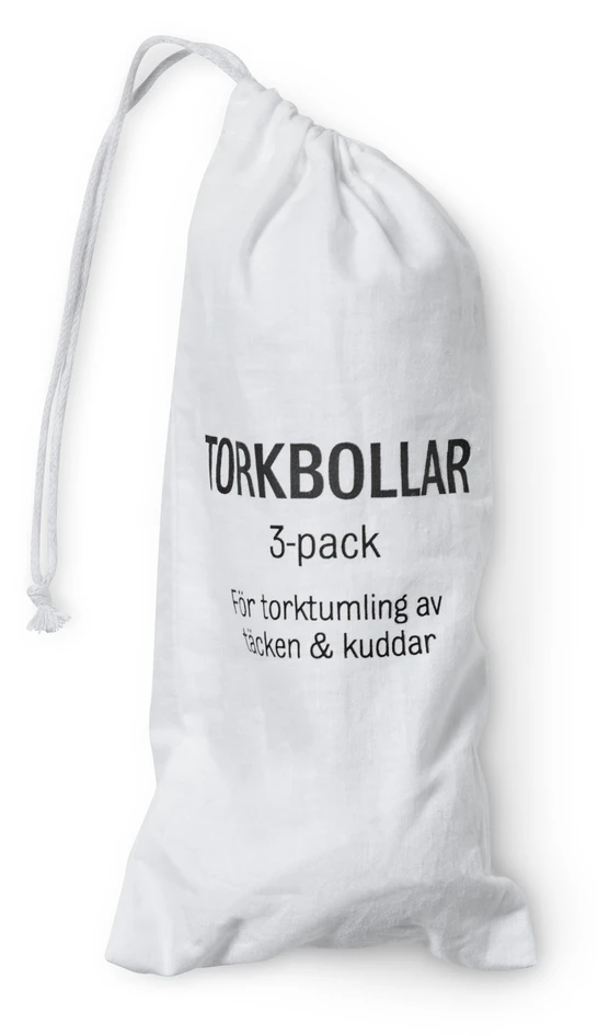 Torka - Torkbollar, 3-pack - Vit