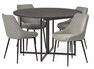 City - Matgrupp med 4 stolar Leon - Beige