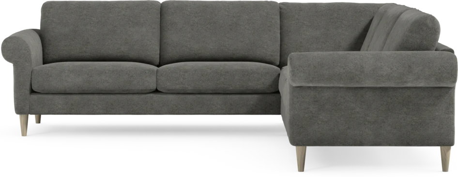 Bridge - Hörnsoffa, 2+2-sits - Grå