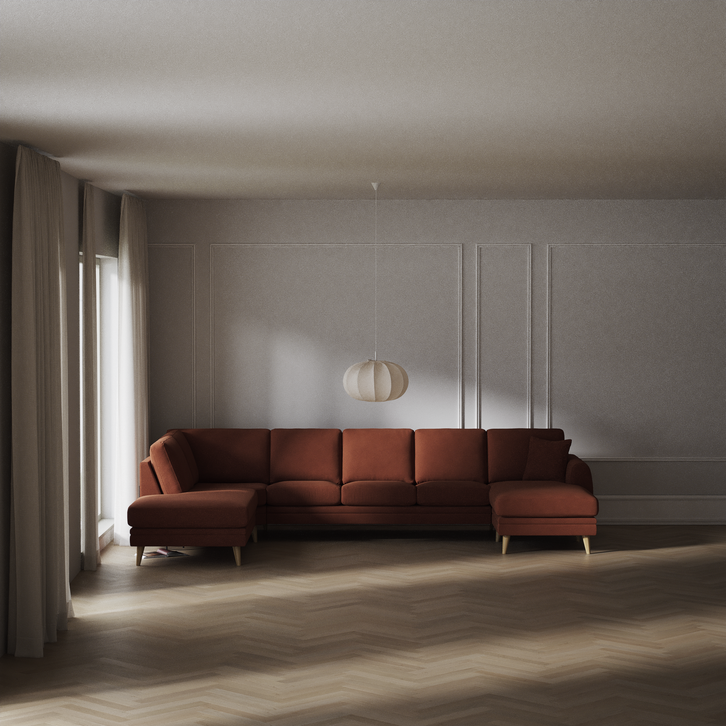 Eden - 3-sits soffa med divan vänster och schäslong höger - inspiration